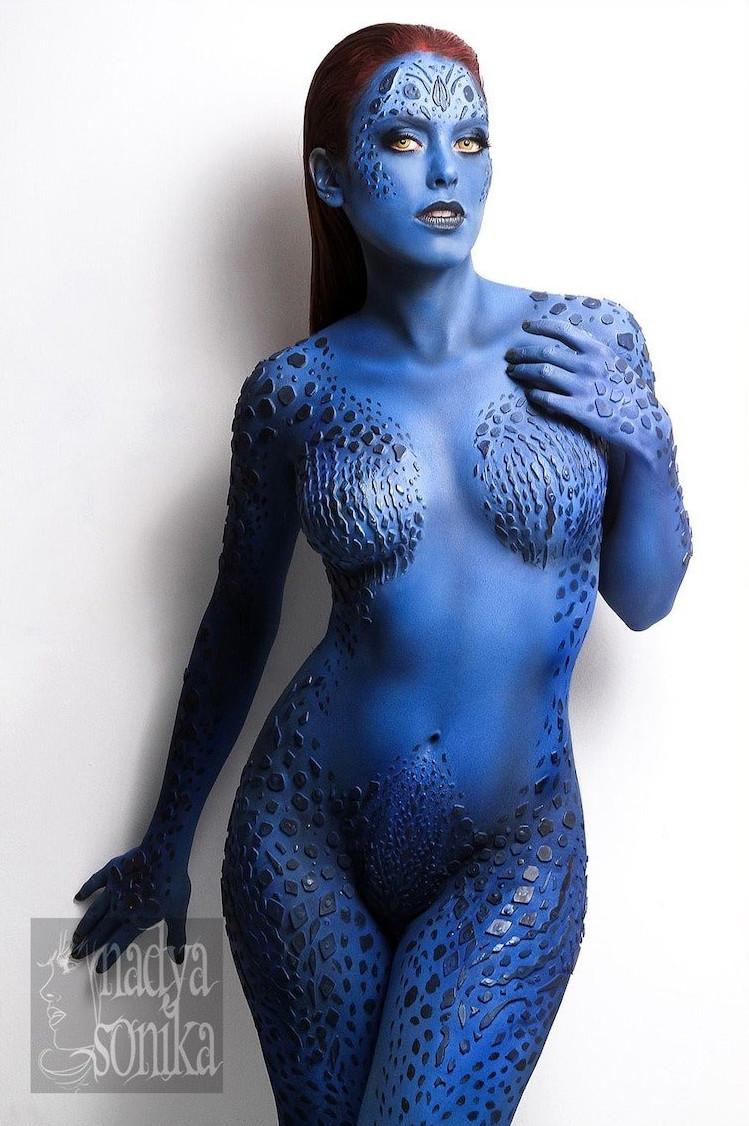 Люди Икс - рисованные девушки