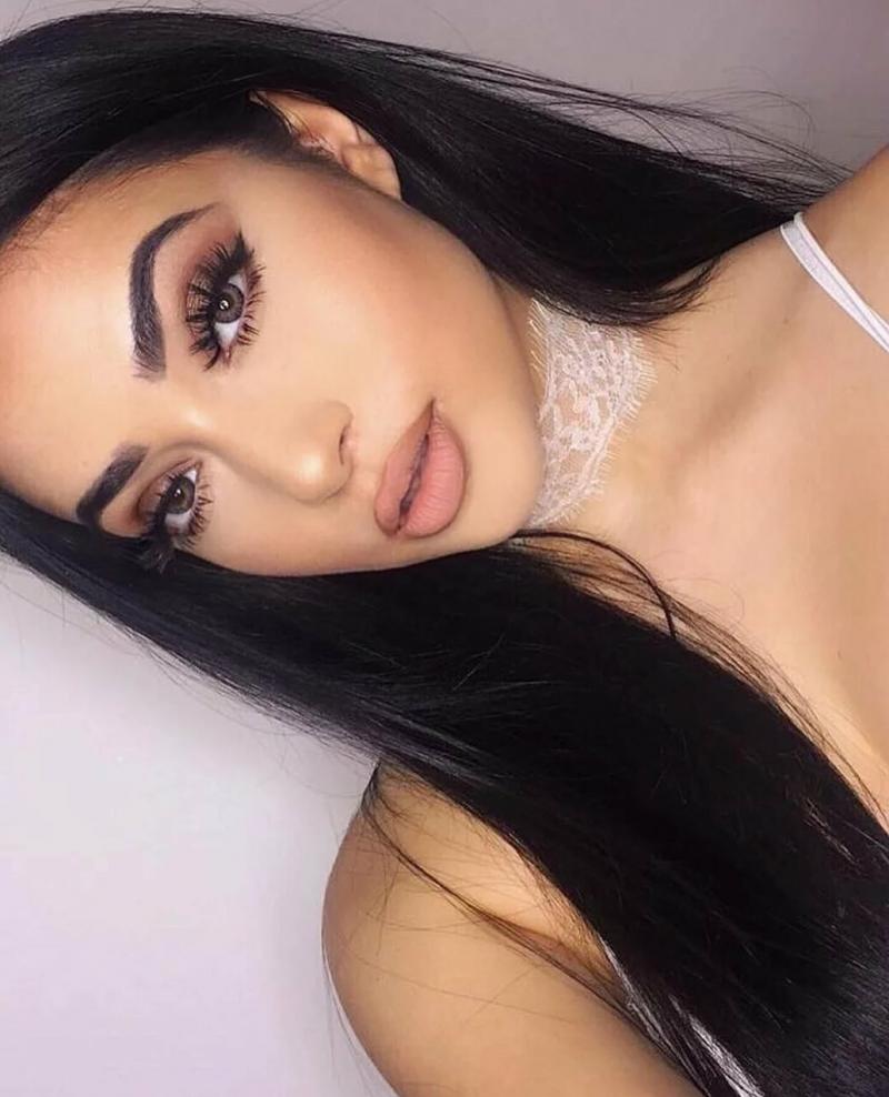 Мейкап для брюнеток Вечерний яркий