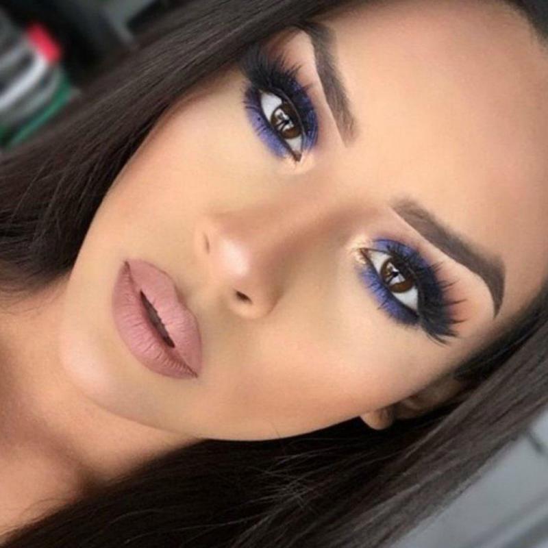 Вечерний макияж для брюнеток