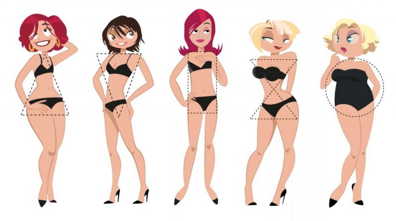 Виды фигур у девушек