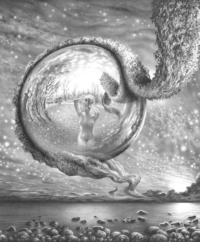 Фото: Дама в пространстве