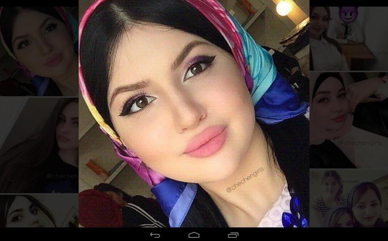 Әдемі шешен қыздары