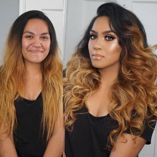 Фото: Преображения с помощью макияжа