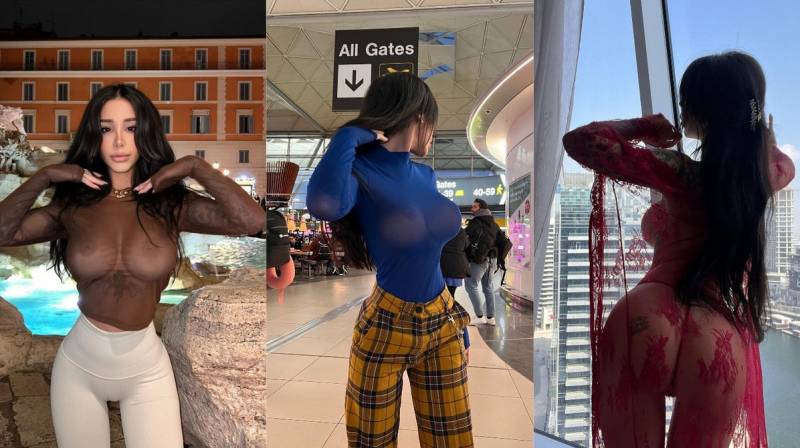 Итальянская певица Алексис Муччи на горячих фото