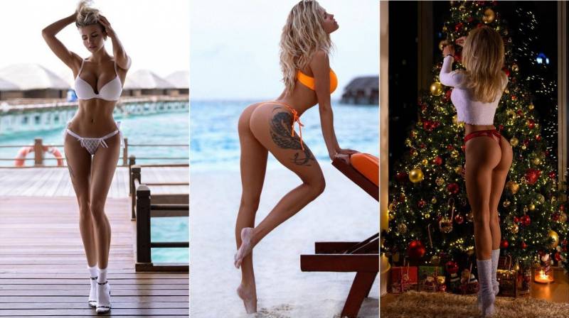 Российская модель Наталья Красавина на горячих фото