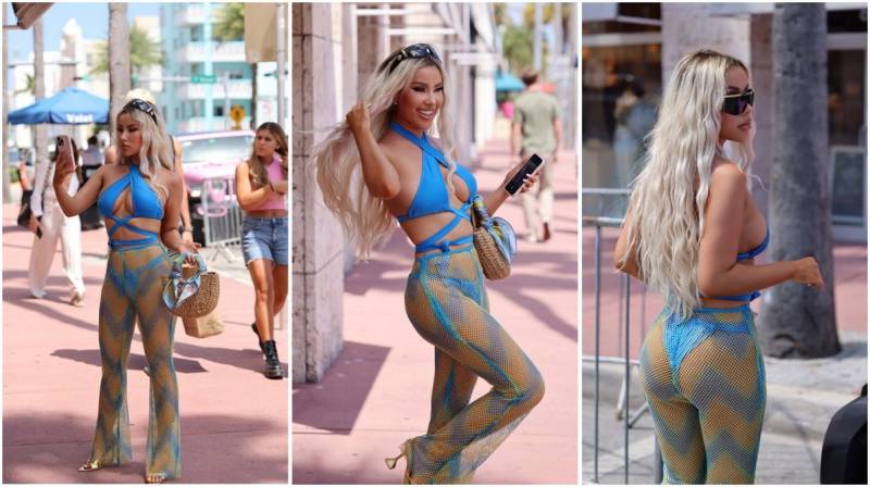 Фото: Лиза Опи в сексуальном наряде